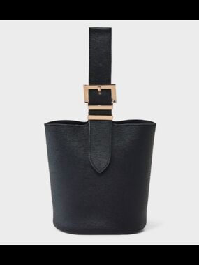 Wristlet Bucket Bag - A New Day™ Black